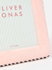 Oliver Bonas Pink Dulce Velvet Photo Frame 5x7 - Image 4 of 4