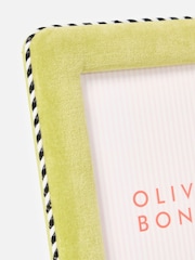 Oliver Bonas Green Dulce Velvet Photo Frame 5x7 - Image 3 of 4