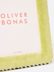 Oliver Bonas Green Dulce Velvet Photo Frame 5x7 - Image 4 of 4