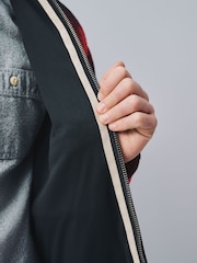 Red/Black Check Fleece Zip Up Jacket - Image 6 of 6