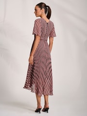 Jolie Moi プリーツシフォンマキシドレス - 画像 2 / 6