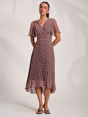 Jolie Moi プリーツシフォンマキシドレス - 画像 6 / 6