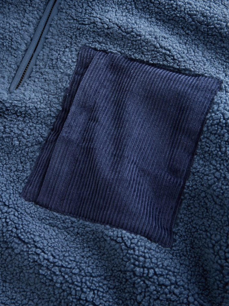 Steel Blue Borg Quarter Zip Fleece - Image 9 of 9 Steel Blue Borg Quarter Zip Fleece - Image 9 of 9