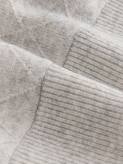 Gris - Quarter Zip Cosy Knit Jumper - Image 8 de 8