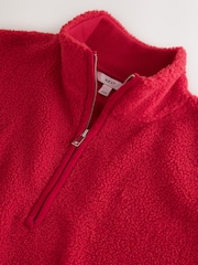 レッド - Quarter Zip Borg Jacket - 画像 8 / 10