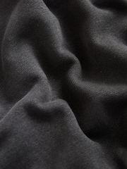 Charcoal Grey Funnel Neck Washed Bomber Jacket - Image 8 of 9
