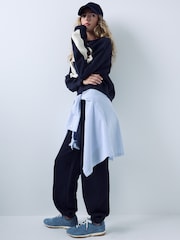 Navy NYC Graphic Sweatshirt - Image 4 of 9
