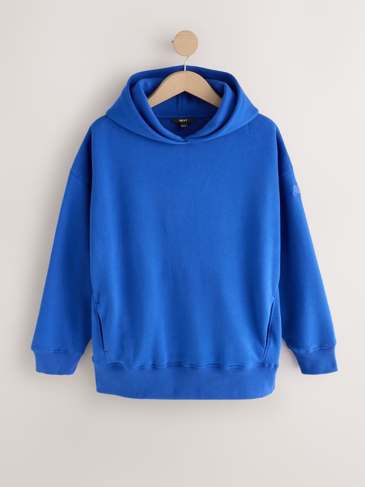 Kobaltowy niebieski - Pullover Sports Hoodie - Obraz 1 z 4 Kobaltowy niebieski - Pullover Sports Hoodie - Obraz 1 z 4