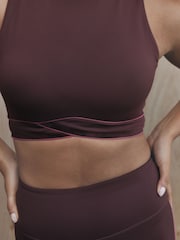 self. Fudge High Impact Contrast Detail Sports Bra - Image 4 of 5