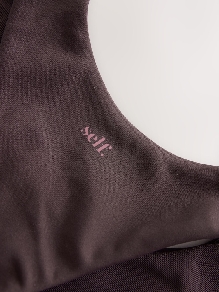 灰棕色 - self. Performance Sports Bra - 圖片 8，共 8