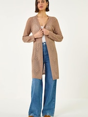 Roman Knitted Longline Cardigan - Image 2 of 5