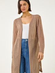 Roman Knitted Longline Cardigan - Image 4 of 5
