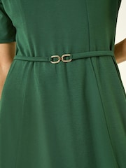 Grün - Roman Belted Fit & Flare Dress - Bild 6 von 6