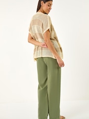 Roman Natural Colour Block Stripe Cardigan - Image 3 of 5