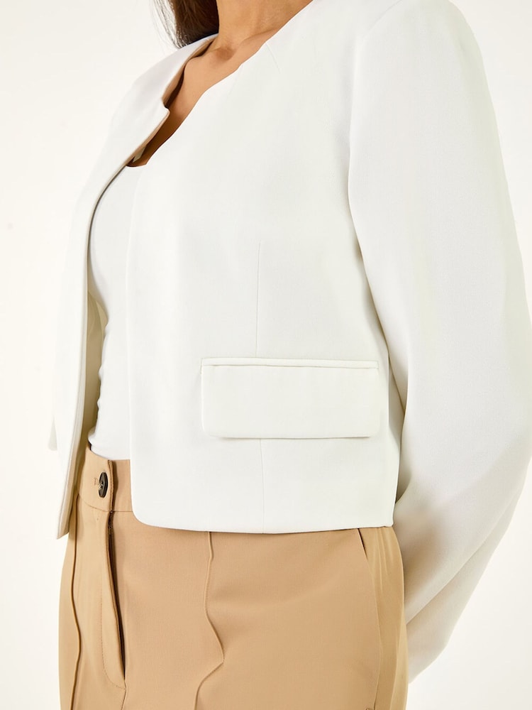 Roman White Rochette Pocket Jacket - Image 5 of 5 Roman White Rochette Pocket Jacket - Image 5 of 5