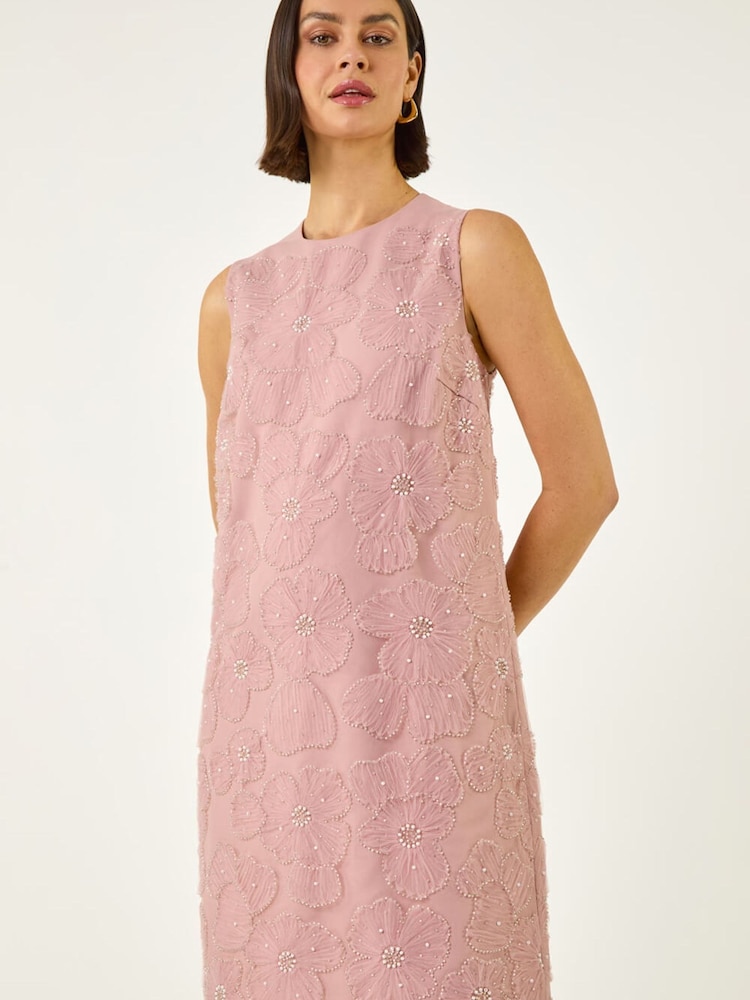 핑크 - Roman Premium Sequin Shift Dress - 5의 이미지 2