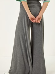 Roman Grey Gathered Waist Trousers - Image 3 of 5