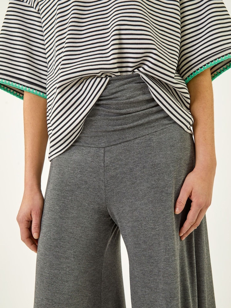 Roman Grey Gathered Waist Trousers - Image 5 of 5