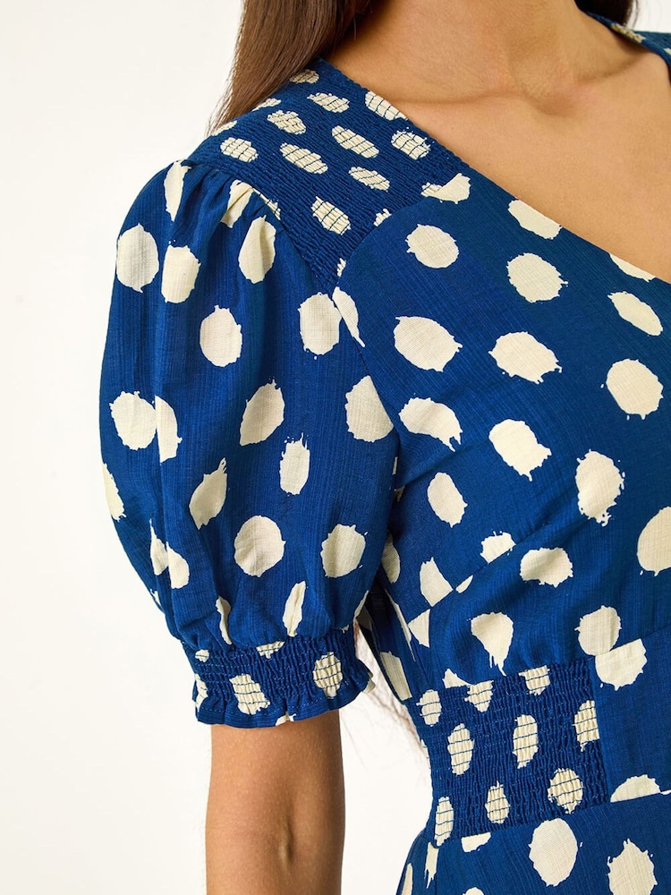 Φόρεμα Midi με κουμπιά και Roman Τύπωμα - Εικόνα 4 από 4 Φόρεμα Midi με κουμπιά και Roman Τύπωμα - Εικόνα 4 από 4