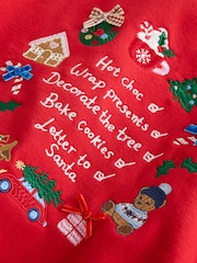 Red Christmas To Do List - 運動衫（3-16 歲） - 圖片 6/7