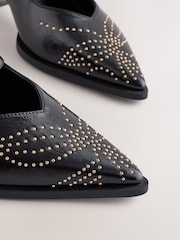 Schwarz - Forever Comfort® Studded Slingback Heels - Bild 4 von 5