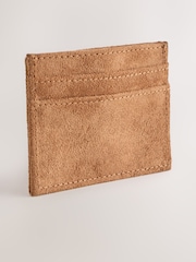 Jasnobrązowy - Eyelet Suedette Cardholder - Obraz 2 z 5