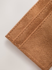 Jasnobrązowy - Eyelet Suedette Cardholder - Obraz 5 z 5