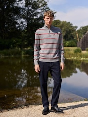 Srpskohrvatski / srpskohrvatski - Cotton Blend Quarter Zip Jumper - Slika 2 od 7