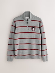 Srpskohrvatski / srpskohrvatski - Cotton Blend Quarter Zip Jumper - Slika 5 od 7