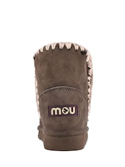 Mou Brown Eskimo 18 Sheepskin Lined Suede Boots - Image 4 of 5