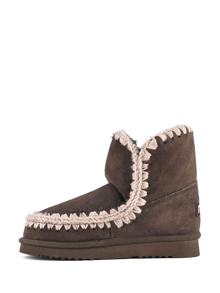 Mou Brown Eskimo 18 Sheepskin Lined Suede Boots - Image 5 of 5 Mou Brown Eskimo 18 Sheepskin Lined Suede Boots - Image 5 of 5