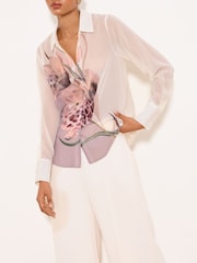 Lipsy Animal and Floral Printed Shirt - Image 3 of 5