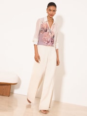 Lipsy Animal and Floral Printed Shirt - Image 4 of 5