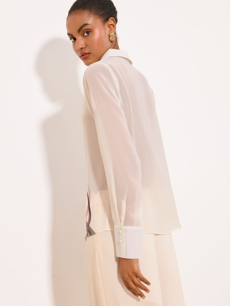 Lipsy Animal and Floral Printed Shirt - Image 5 of 5