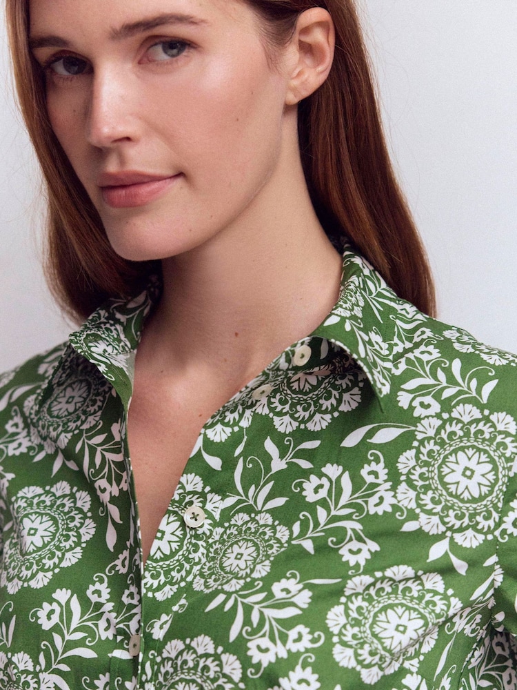 Boden Green Alexa Long Sleeve Short Dress - Image 2 of 6