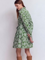 Boden Green Alexa Long Sleeve Short Dress - Image 3 of 6