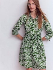 Boden Green Alexa Long Sleeve Short Dress - Image 4 of 6