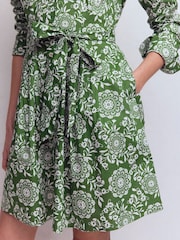 Boden Green Alexa Long Sleeve Short Dress - Image 5 of 6