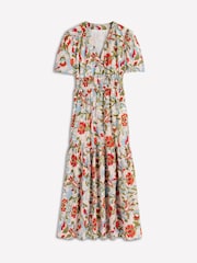 Boden Blue Irene Puff Sleeve Dress - Image 4 of 4