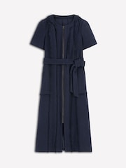 Boden Blue Ruth Zip Texture Dress - Image 5 of 5