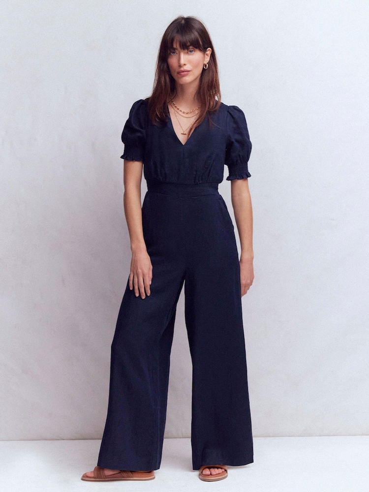 لباس قطعة واحدة Anna من الكتان من Boden - صورة 1 من 5