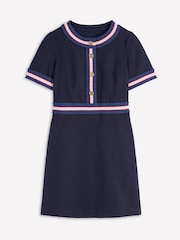 Boden Blue Button Short Dress - Image 5 of 5