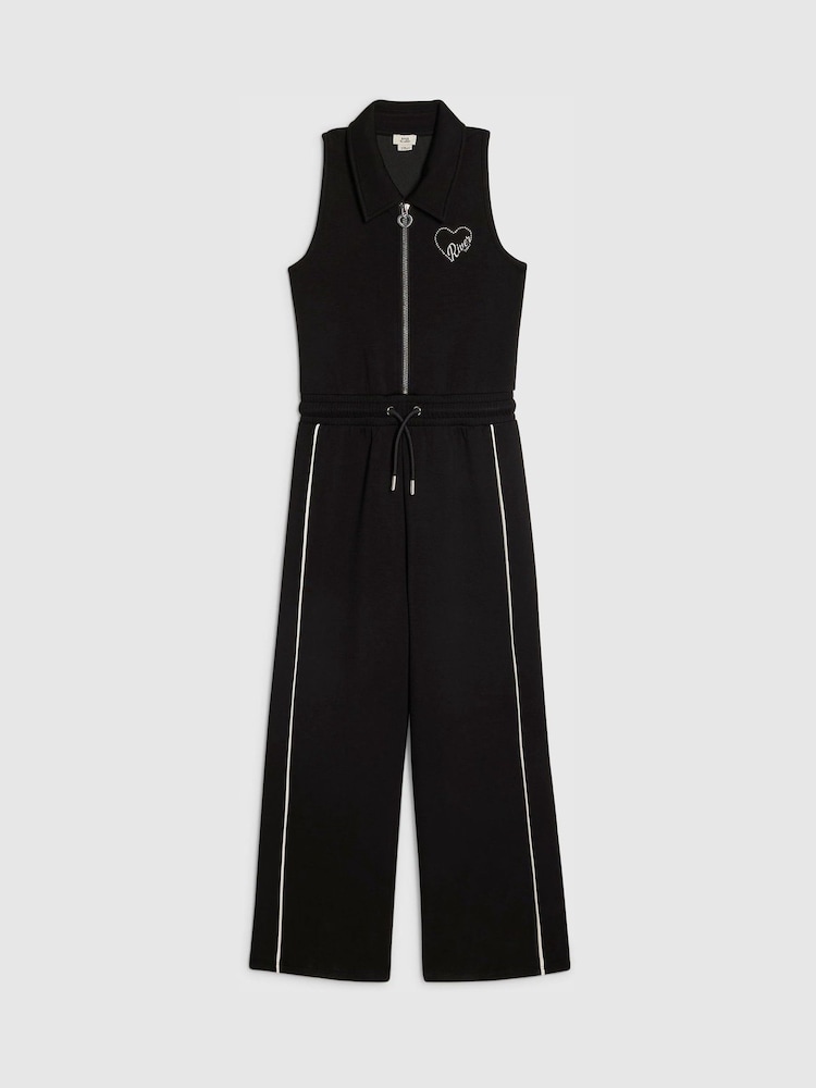River Island Black Premium Jumpsuit - Image 1 of 4