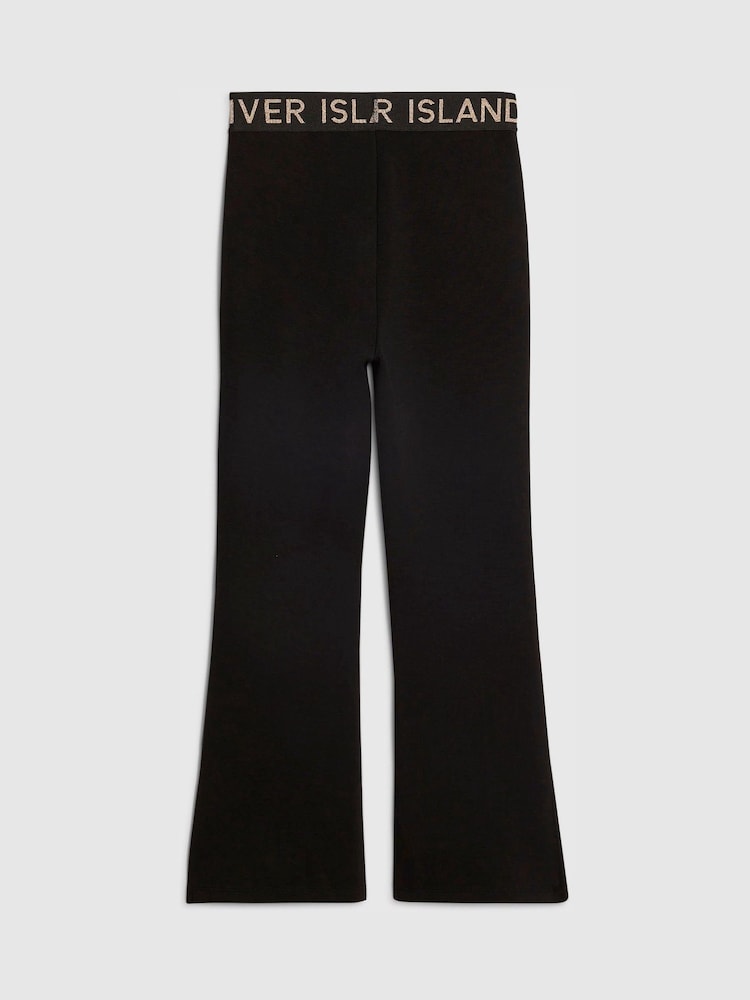 River Island מכנסי פרימיום במראה נקי בגזרת שוקיים מתרחבת - תמונה 2 מתוך 4