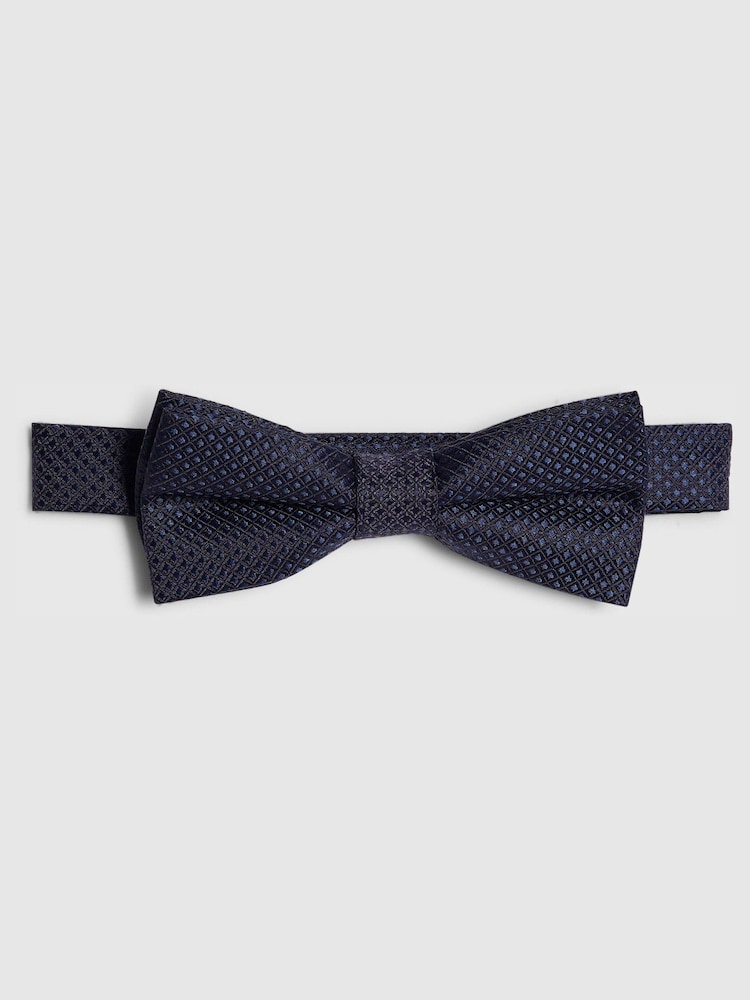 River Island Blue Tailored Waistcoat Shirt & Bow Tie Set 3 Piece - Image 6 of 6