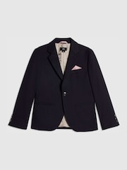 River Island Blue Tailored Suit Jacket - Image 1 of 4