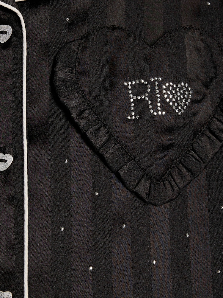 Қара - River Island атлас пижамалары - 5суретінің 5 суреті