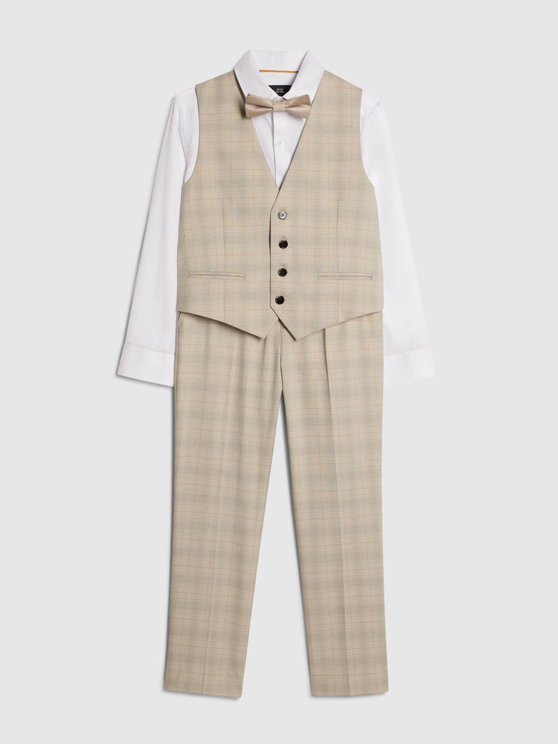 Next：日本 River Island テーラードベスト・シャツ蝶ネクタイ