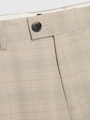 River Island Brown Tailored Waistcoat Shirt Bow Tie & Suit Trousers Set 4 Piece - Image 4 of 6