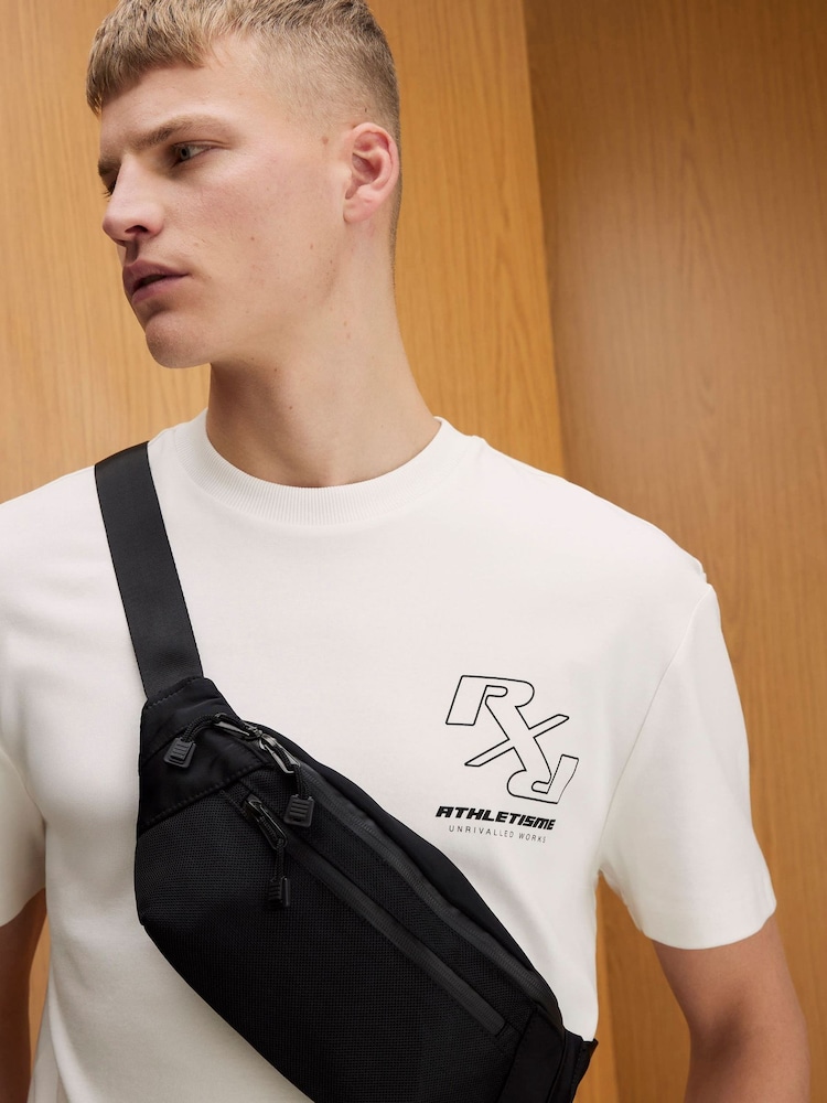 River Island White RXR Oversized T-Shirt - Image 4 of 4